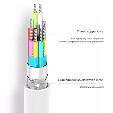 Phone Charger Long Lightning Cable (6 Pack)