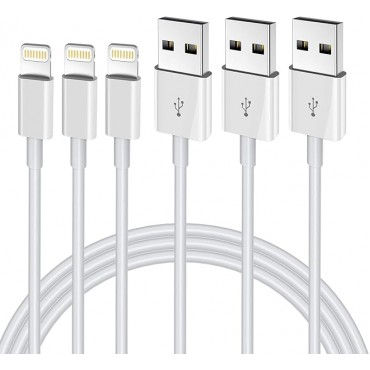3 Pack Phone Charger Cable