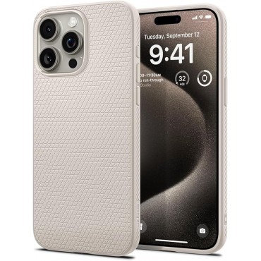 Carbon Fiber phone 15 pro case-Sliver