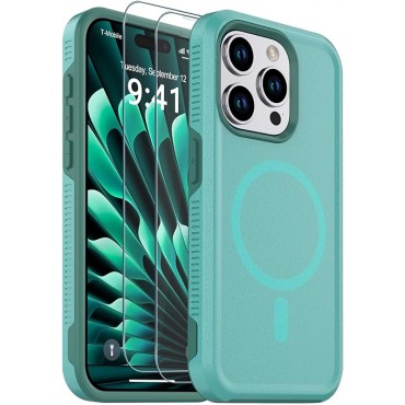 Magnetic for Phone 15 Pro Case-Teal