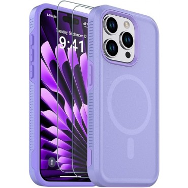 Magnetic for Phone 15 Pro Case-Purple