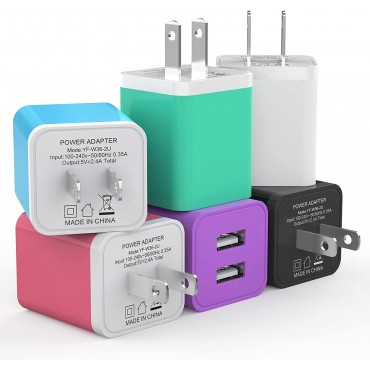 6Pack USB Wall Charger