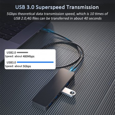 4-Port USB Expander for Laptop