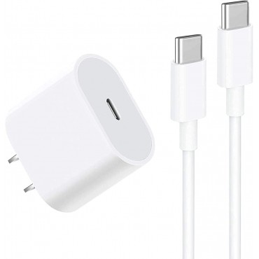 Charger with USB C to C Charging Cable