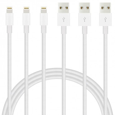 3Pack(6/6/6ft) Quick Charger Rapid Cord