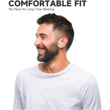 Bluetooth Wireless Earbuds - White 6
