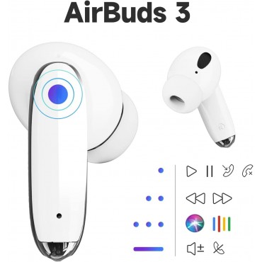 Bluetooth Wireless Earbuds - White 4