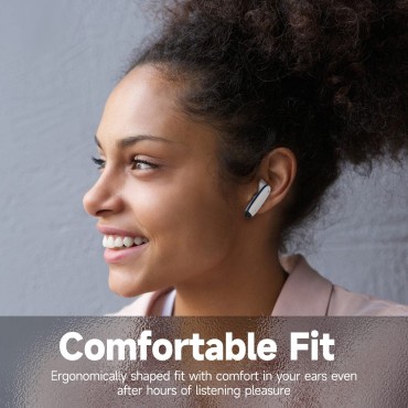 Bluetooth Wireless Earbuds - White 4