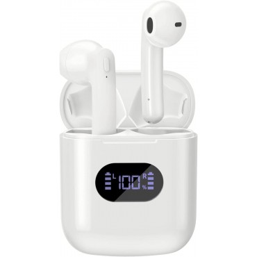 Bluetooth Wireless Earbuds - White 8