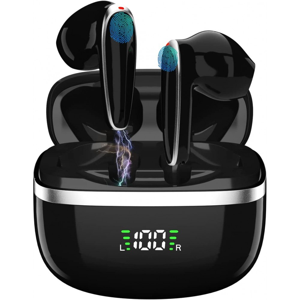 Bluetooth Wireless Earbuds - Black