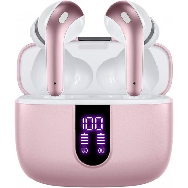 Bluetooth Wireless Earbuds - Pink