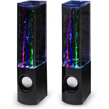 Colorful LED Water Speaker (Black)