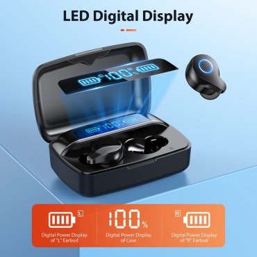 Bluetooth Wireless Headphones Black