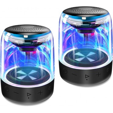 Portable Bluetooth Speakers with LED Lights