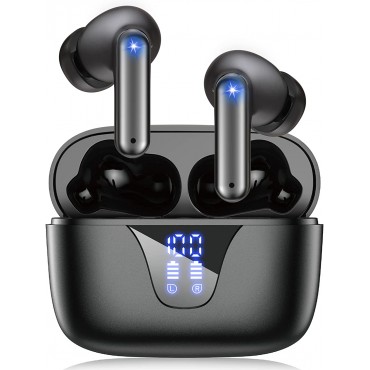 Bluetooth Wireless Earbuds - Black 3