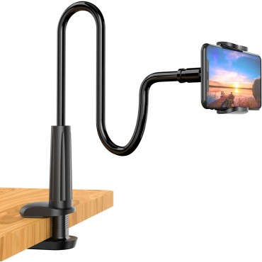 Flexible Phone Holder Bed Gooseneck Mount