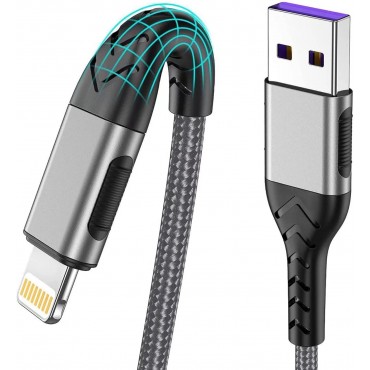 3Pack 6FT USB A Cable for Long Charger Cable