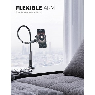 Flexible Phone Holder Bed Gooseneck Mount