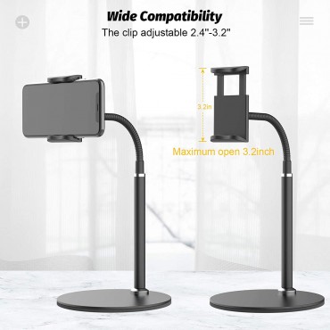Flexible Arm Universal Phone Stand for Desk