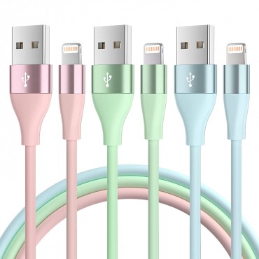 Phone Charger 3Pack 10FT Lightning Cable