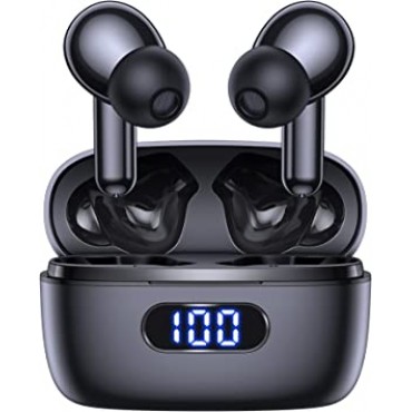 Bluetooth Wireless Earbuds - Black 5