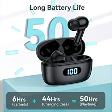 Bluetooth Wireless Earbuds - Black 5